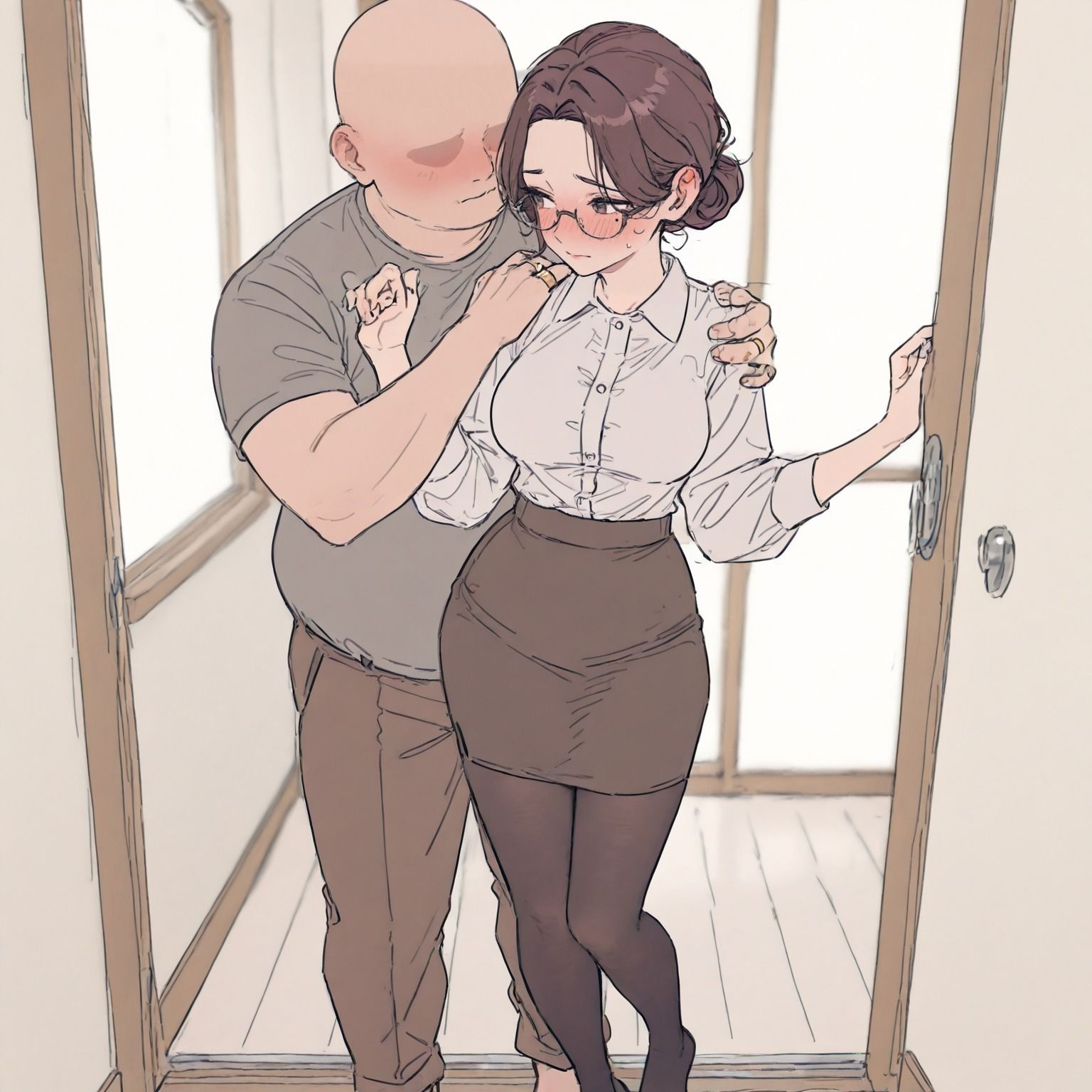 地味で貞淑な隣の人妻が尻穴で堕ちるまで 画像2