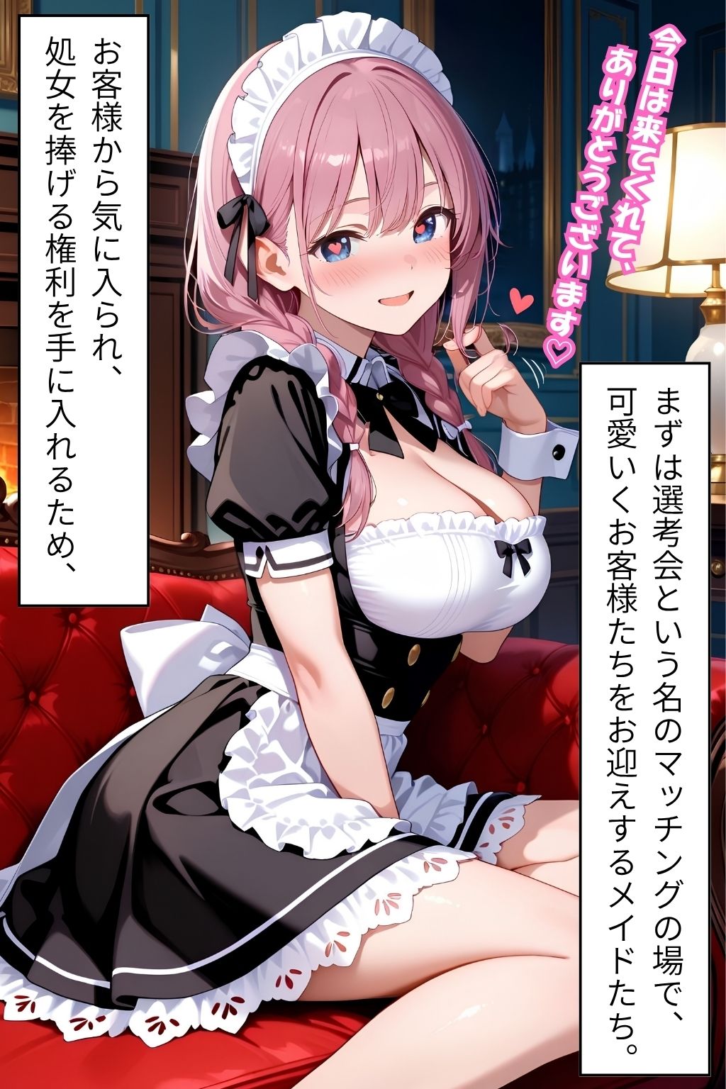 ようこそ禁断のメイドフェスへ(はーと) 1 〜 イタズラに下着まで脱がされて…!?エッチなポーズを要求されちゃう選考会(はーと)〜_6