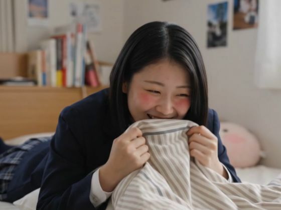 制服を着た年下の彼女との日常(実写系動画)_2
