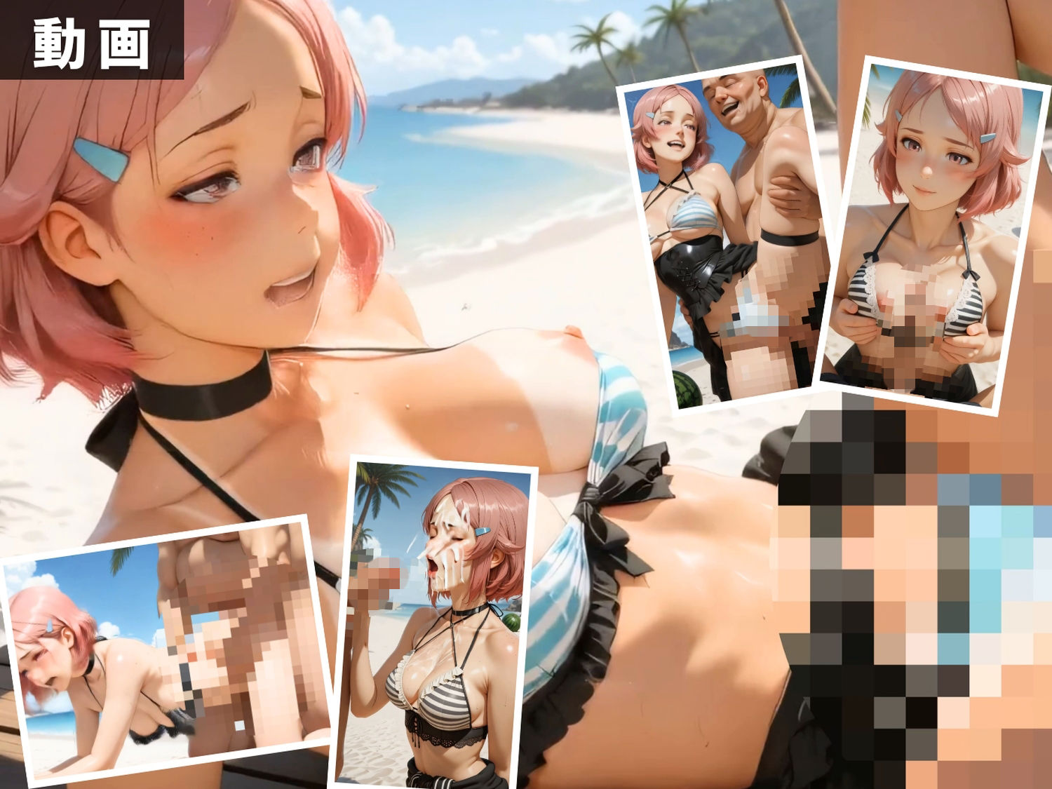 ソ●ドアート・オンライン 〜波濤の聖女たちと禁断の海姦〜【セット作品】 画像6