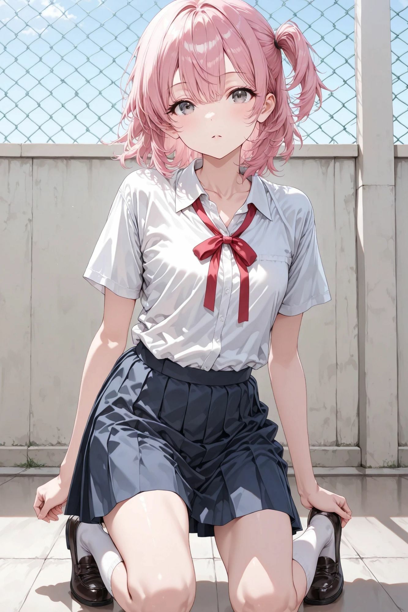 女子〇生の脱衣オナニー_5