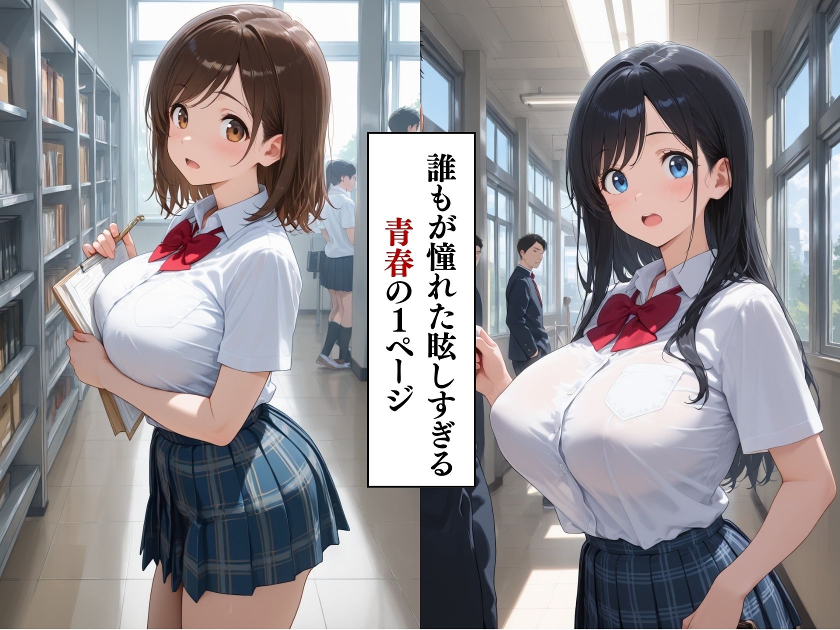 女子校生快楽堕ち 秘密のハーレム大乱交 画像1