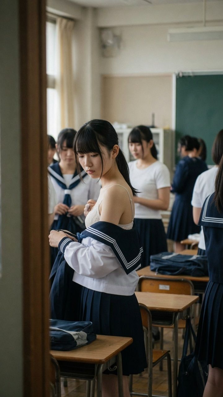 【500枚】JK 女子校生  変態教師の盗撮記録 画像1