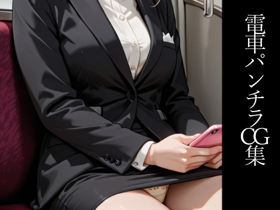 電車対面パンチラCG集 サンプル画像 1
