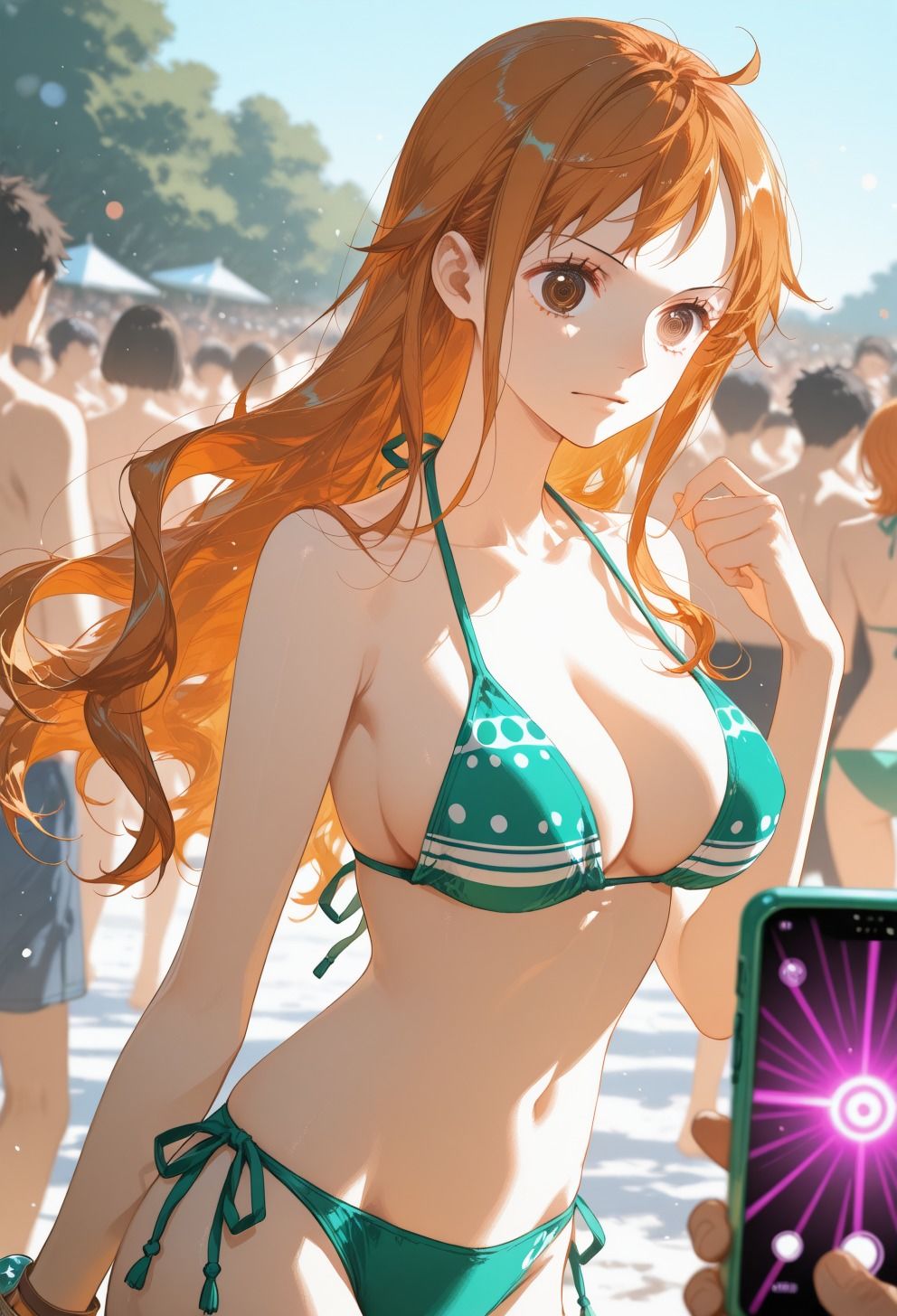 絶世の美女、快楽に屈する :抗えない夏の支配 ◯ミ 画像1