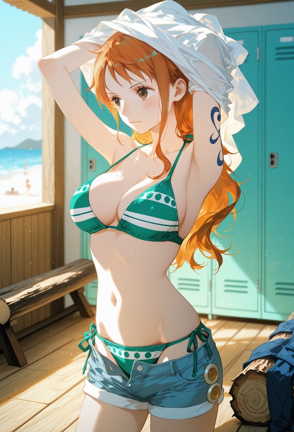 絶世の美女、快楽に屈する :抗えない夏の支配 ◯ミ 画像5