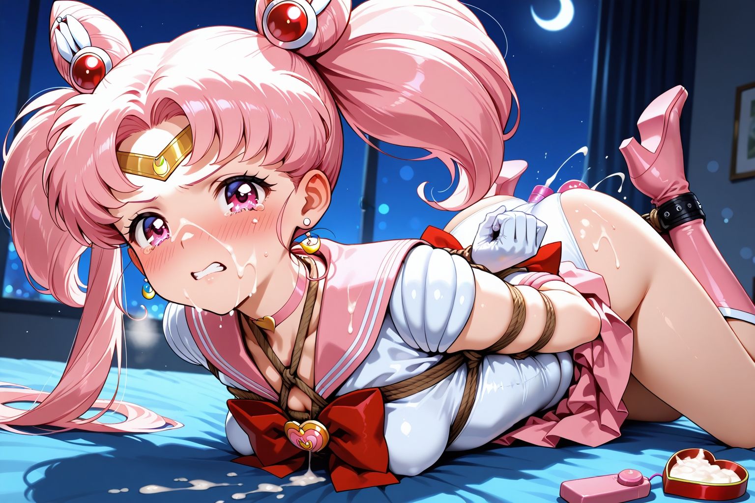 夢見る乙女の調教コレクション13〜美少女戦士〇ーラームーン風10・ちび〇さ風・緊縛編 サンプル8
