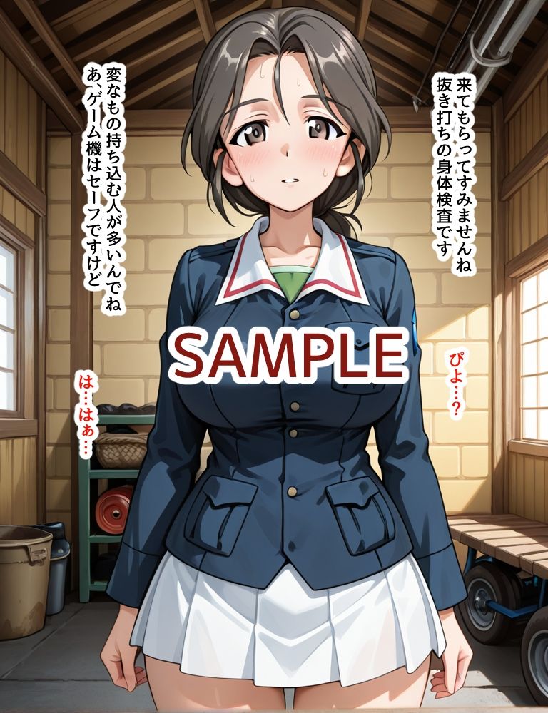 ハメパン〇ァー 〜どんなセクハラもルールと言われれば従っちゃう戦車道少女〜 画像3