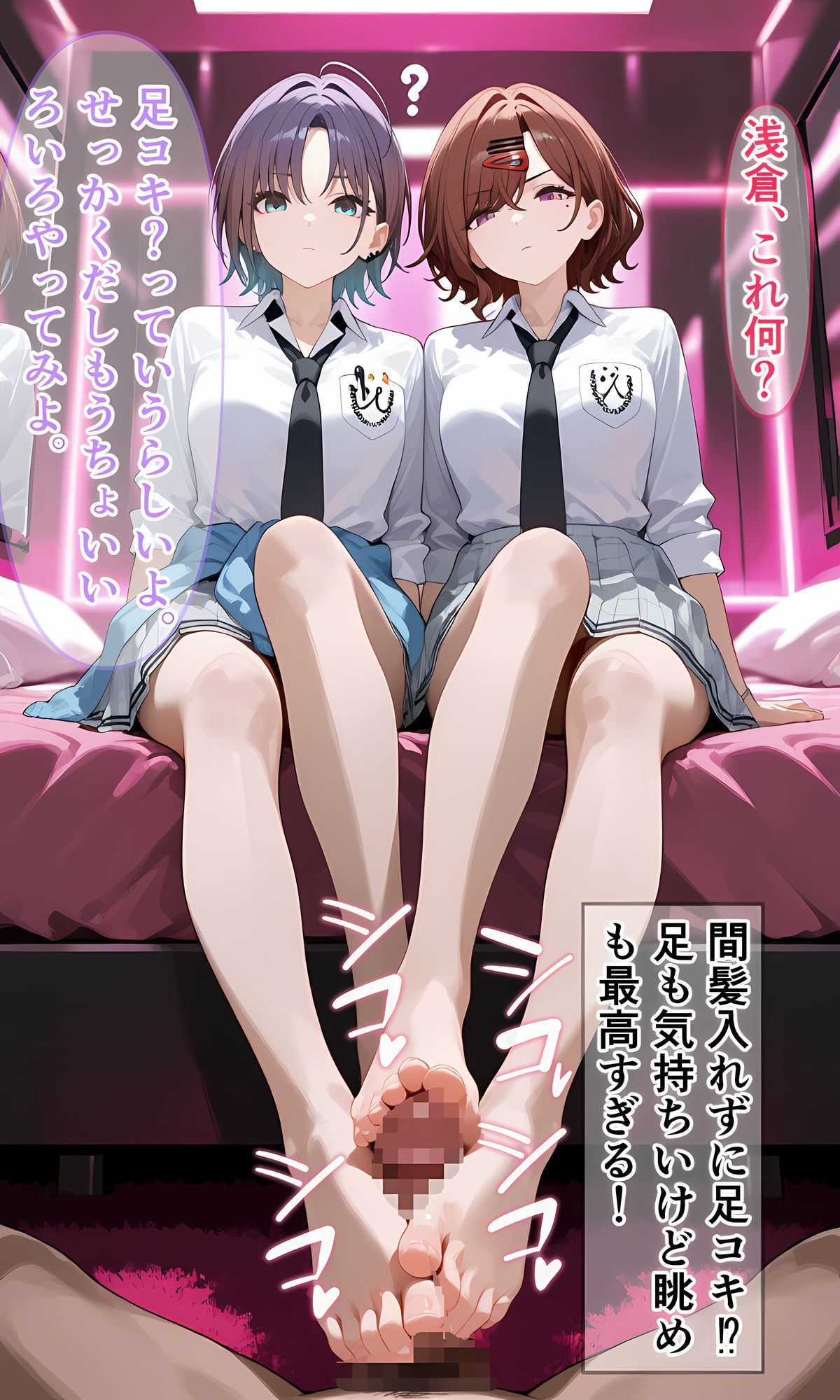 興味本位でパパ活体験してみたアイドル二人 サンプル6