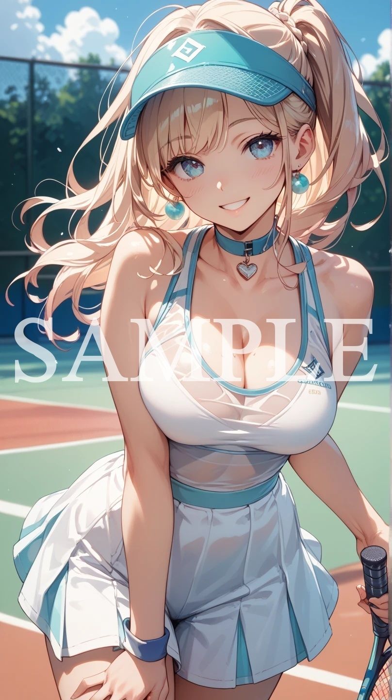 【豪華500枚セット】Tennis Girl d_792989 Minerva サンプル画像3