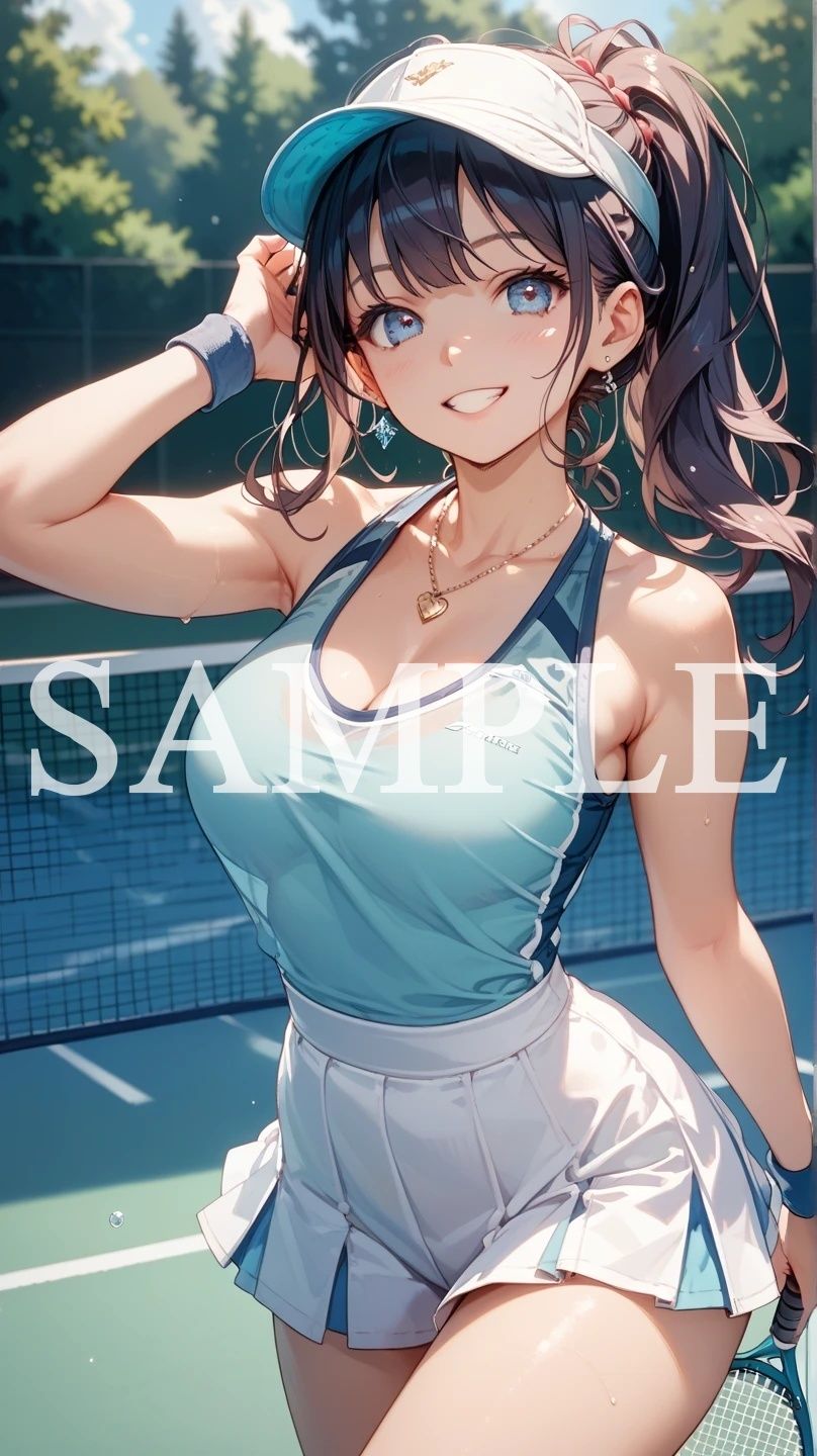 【豪華500枚セット】Tennis Girl d_792989 Minerva サンプル画像4