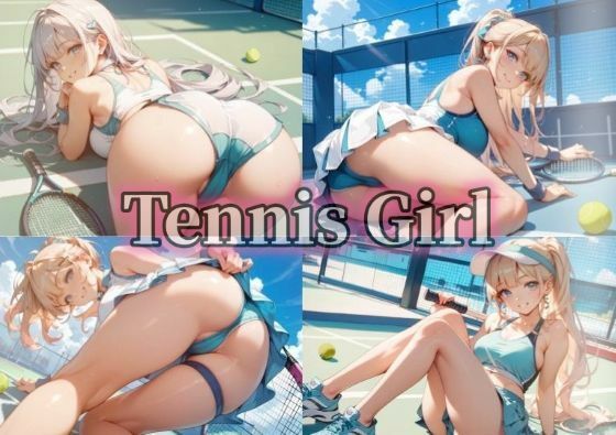 【豪華500枚セット】Tennis Girl