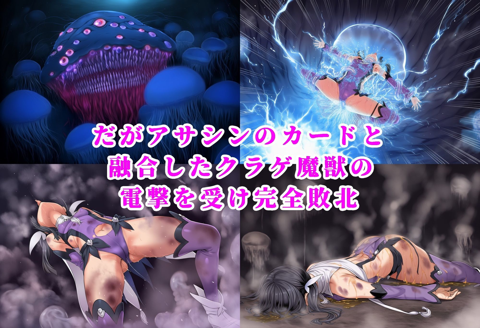 美遊 クラゲ&イソギンチャク完全苗床化 〜無惨な淫聖杯〜 サンプル画像2