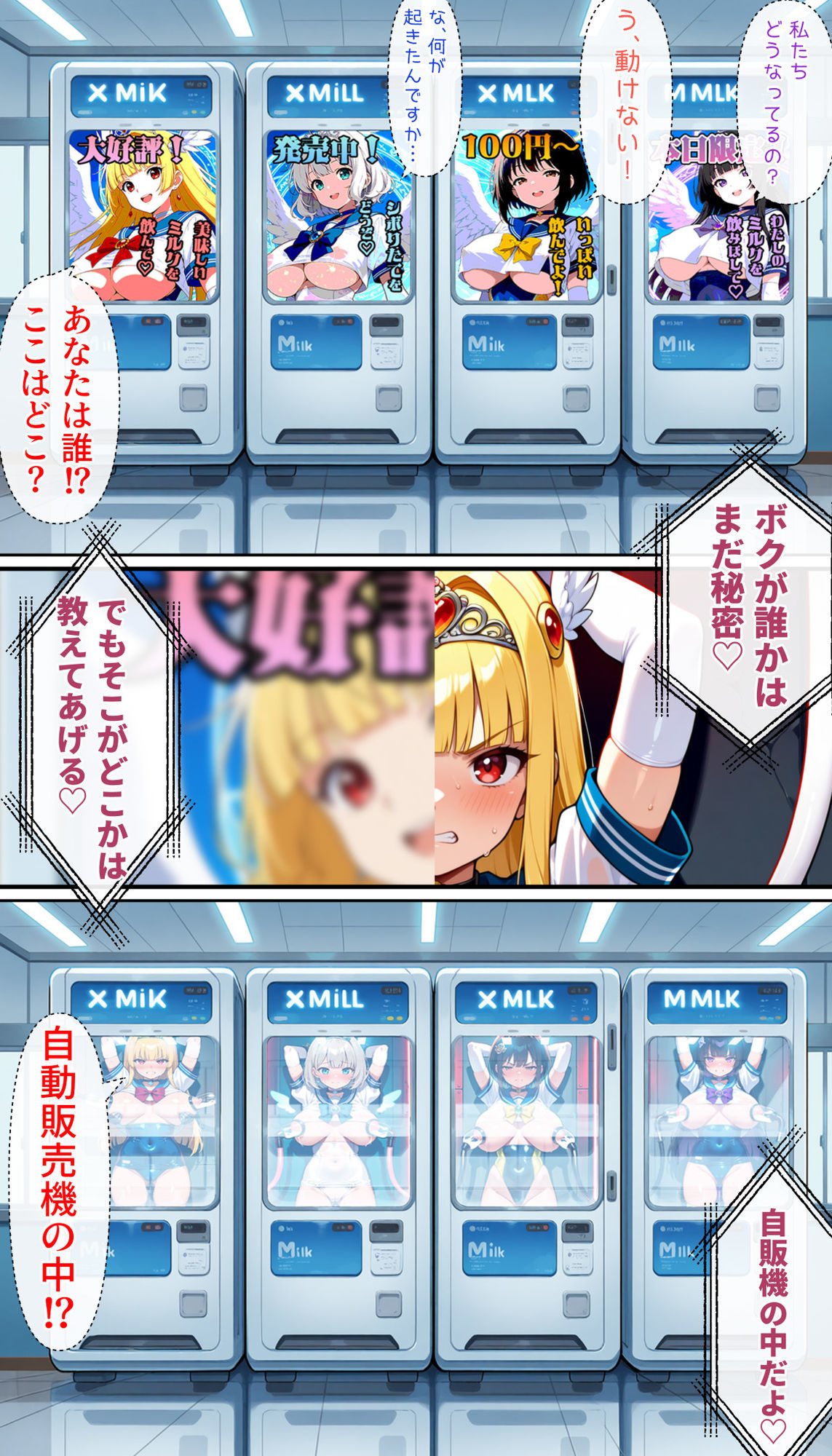 【無料エロ漫画】d_793374 聖翼天使セラフィック・ナイツ〜裏切りのザーメンプール〜『学校は安全だと思ったのに』(テンタクルズ)