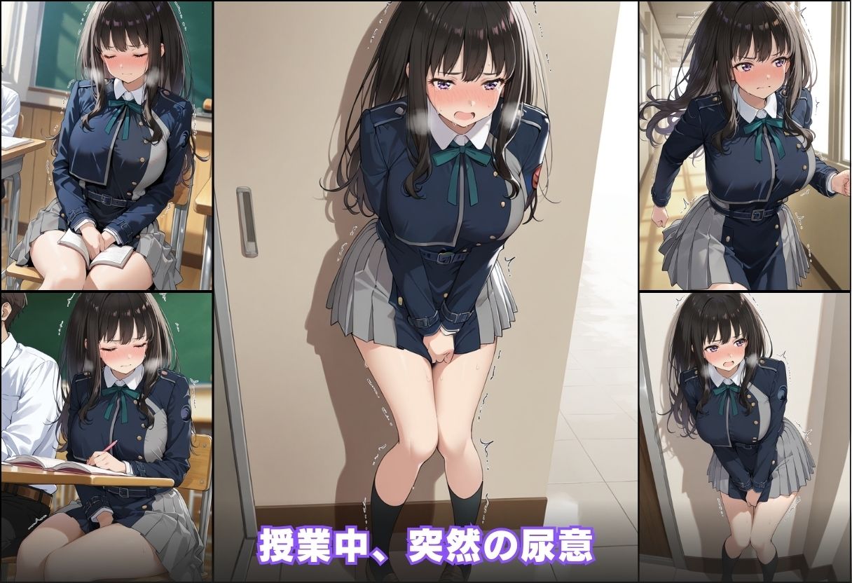 尿意の限界 リコリコおもらし 井ノ上たきな d_793571 Atelier ORANGE サンプル画像3