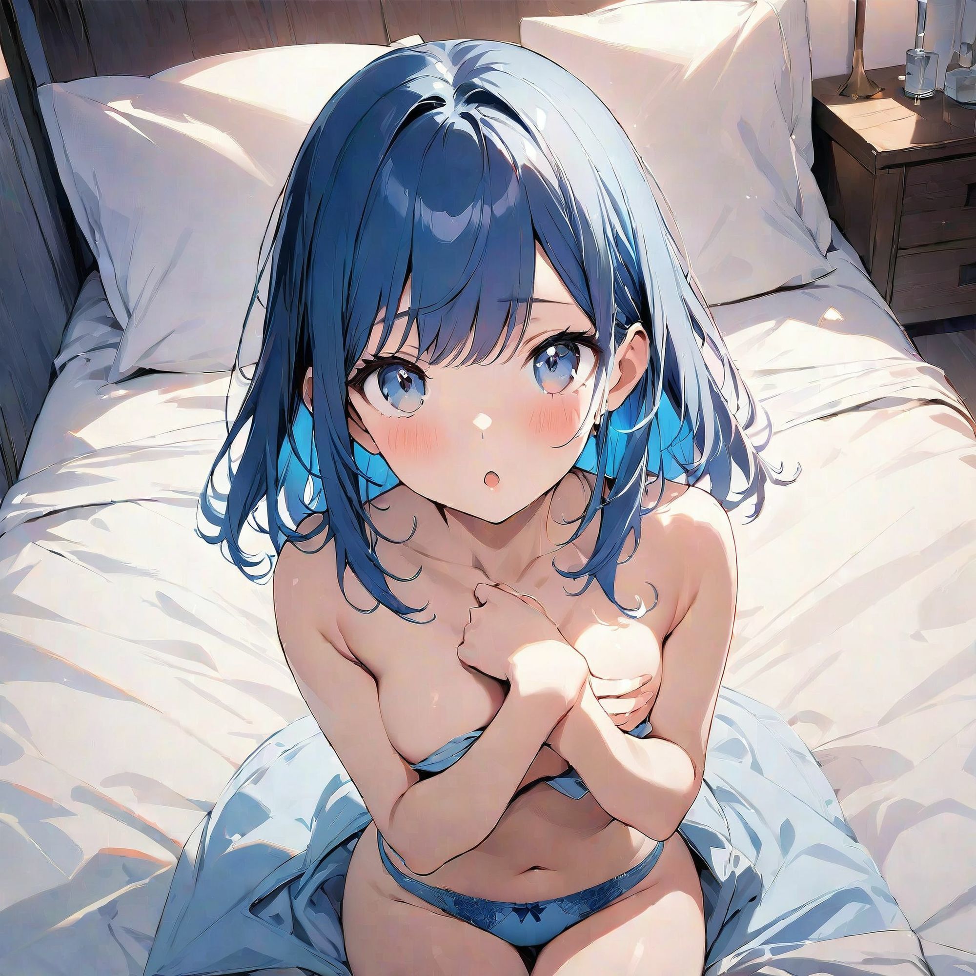 青髪少女の画像集_3