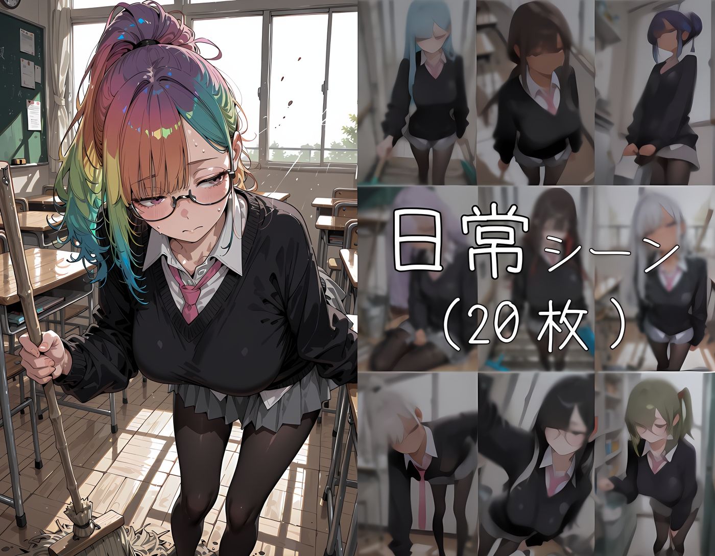おじさん教員に種付けされる美化委員 d_793680 寝取り女子高生 サンプル画像3
