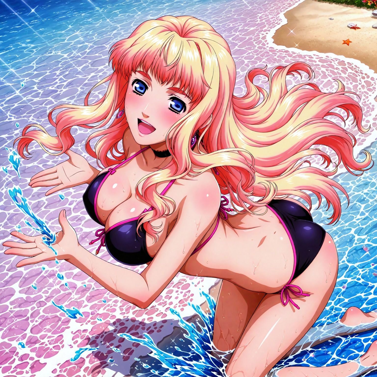 真夏の物語〜銀河の妖精シェリル・〇ーム、海でイチャラブ編〜 d_793741 女神のいらっしゃる場所 サンプル画像3