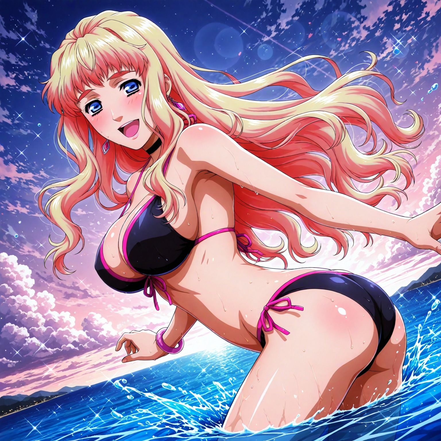真夏の物語〜銀河の妖精シェリル・〇ーム、海でイチャラブ編〜 d_793741 女神のいらっしゃる場所 サンプル画像4