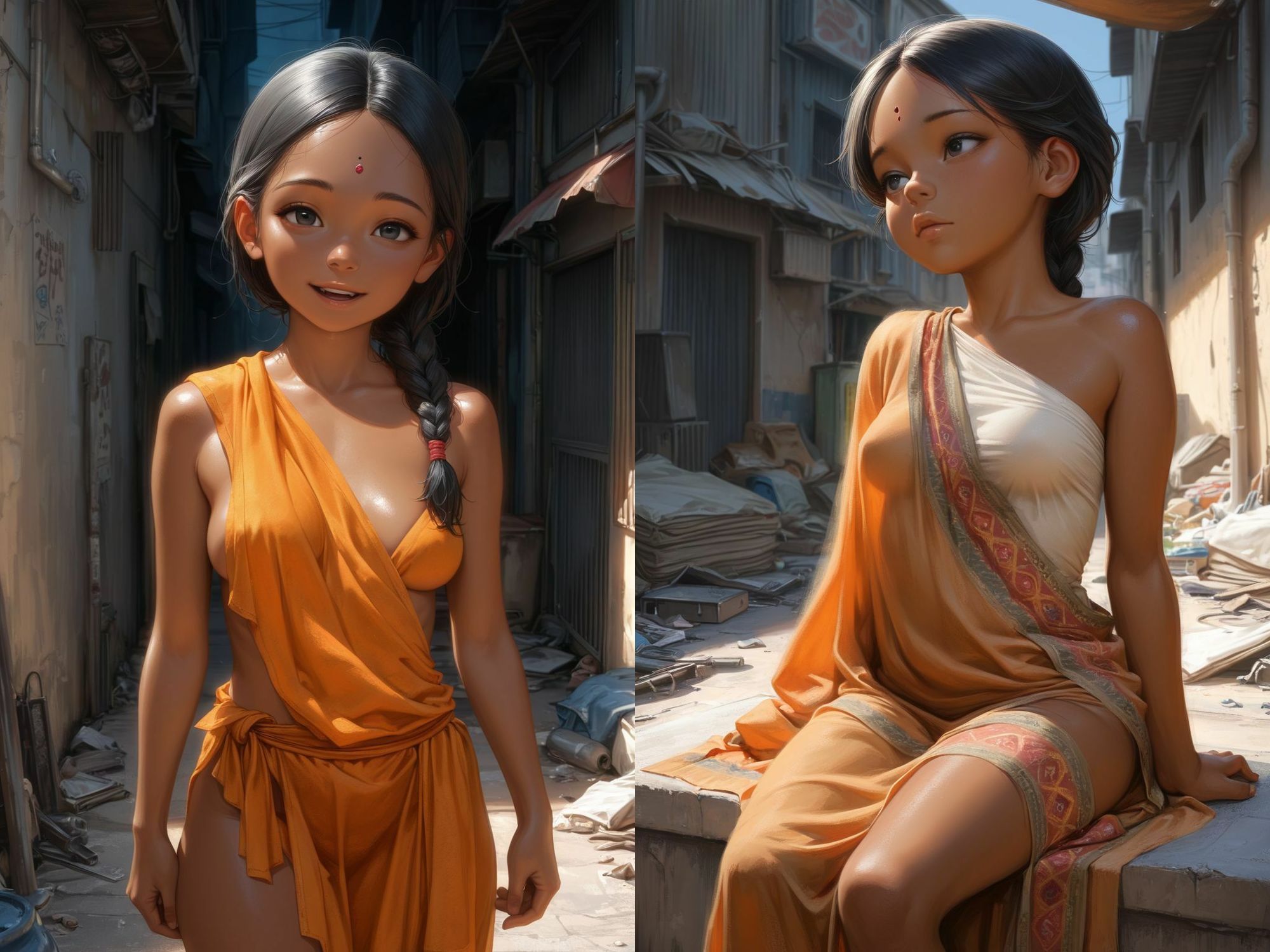インドの路地裏少女2 サンプル画像 2
