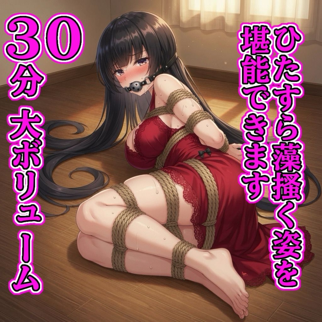 DID緊縛フェチの至宝 30分もがき動画 〜多様な猿轡と姿勢で身じろぎする少女たち 画像4