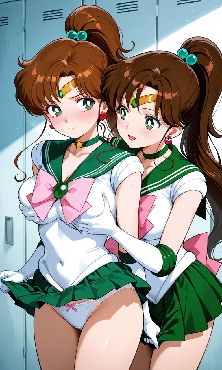 セーラー戦士が悪の美少女戦士にふたなり乱暴される（おまけCG付き） サンプル3