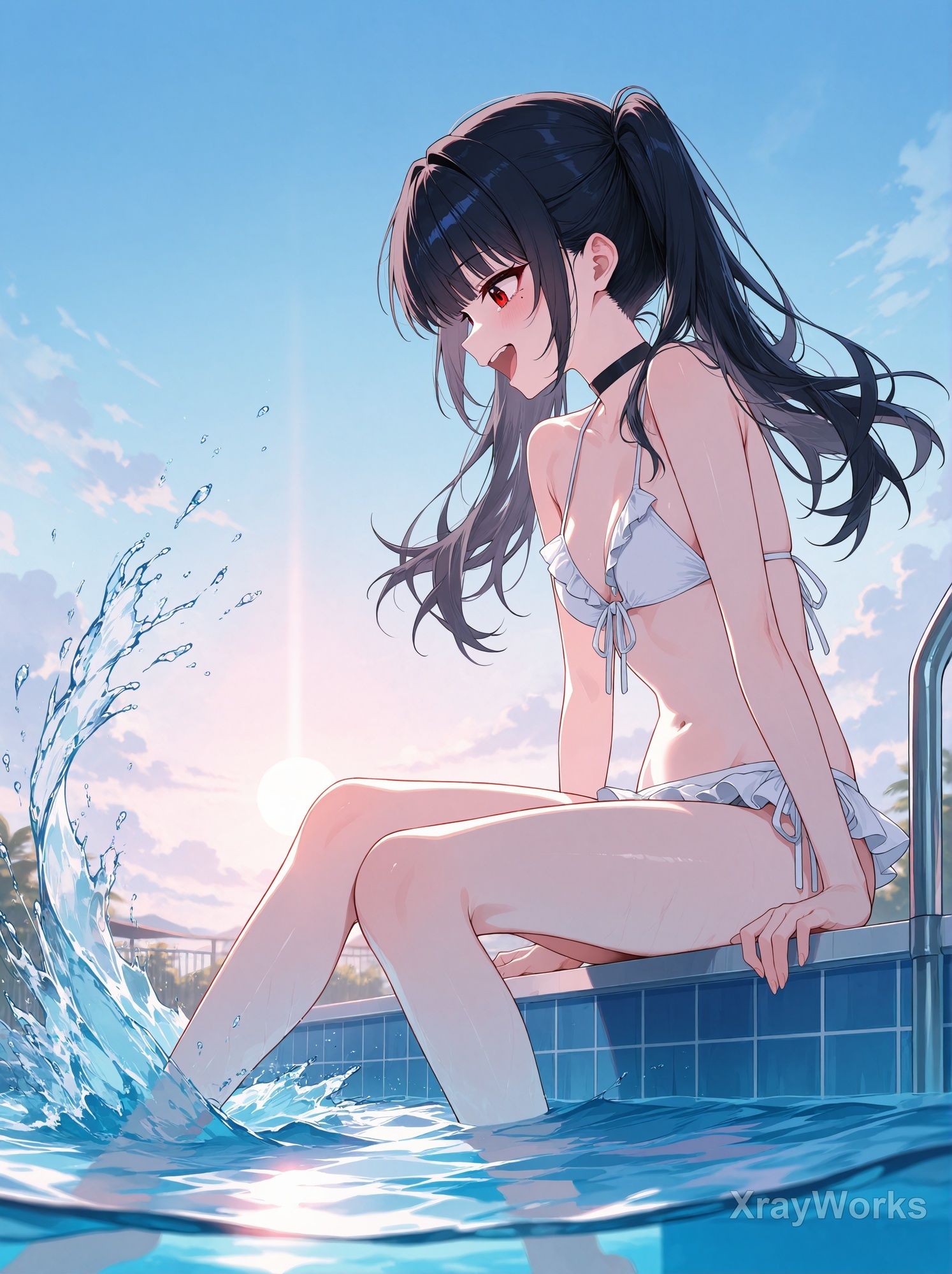 鳴海琴音の日常 〜黒髪ツインテ美少女の秘密〜 CG196＋動画144 サンプル4
