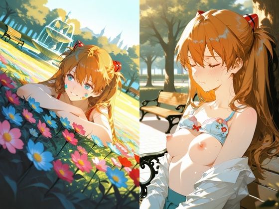 プライド崩壊:公園の黄昏に堕ちる戦乙女 アス〇編 サンプル1