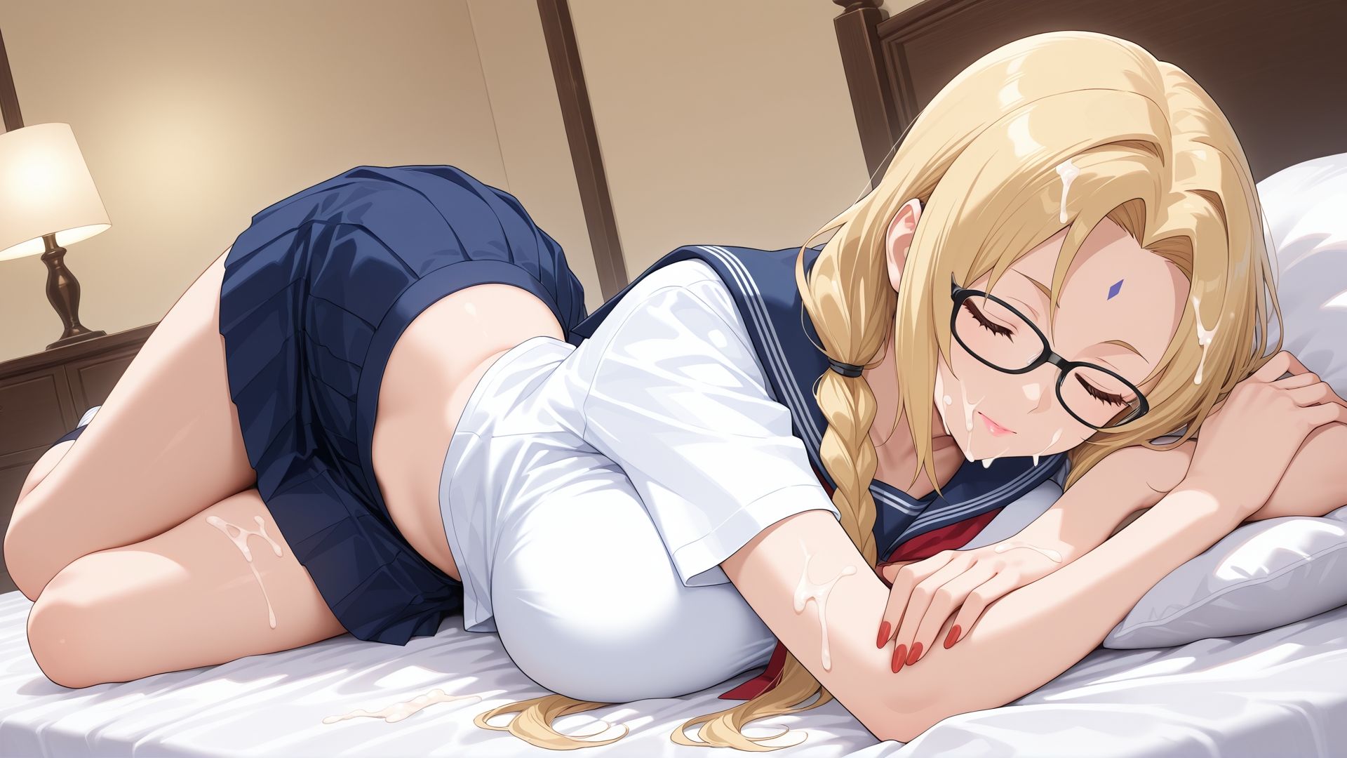 寝ている○○にぶっかけ  つなで編 画像8