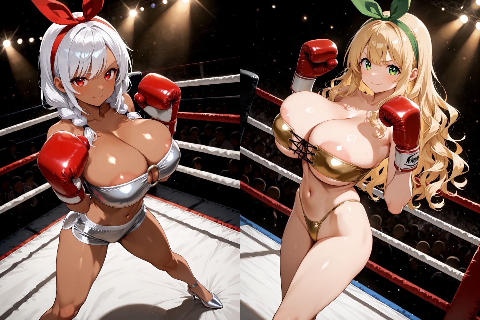 爆乳ドリームマッチ!!ラウンドガールに勝って抱け!!1