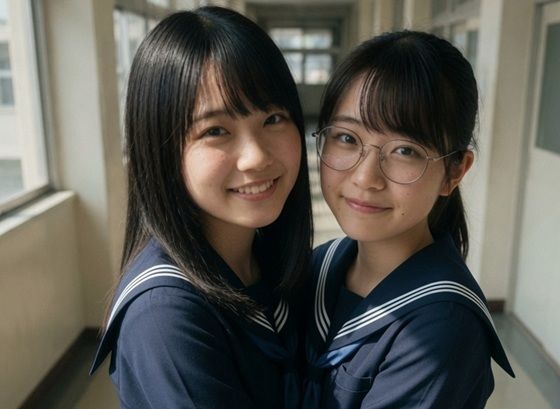 【実写】孕ませ教室 - 僕が孕ませるクラスメイトの二人【一部セリフつき】の表紙