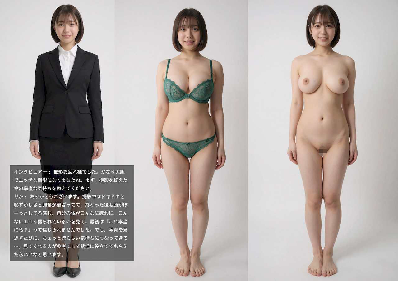 【無料エロ漫画】d_795144 女性のための絶対に落ちない就活術【実写風AIリメイク】(よい子ブックス)