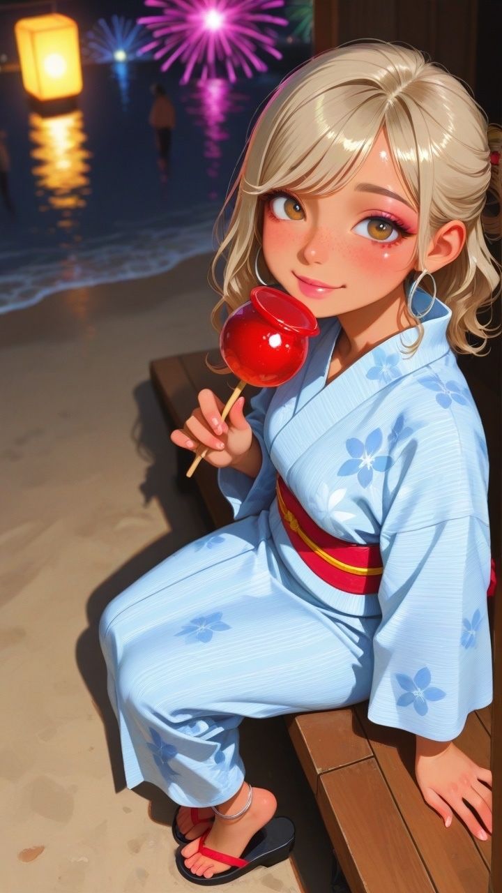 海の家のギャル・沙世姉と朝までイチャラブ！ 画像4