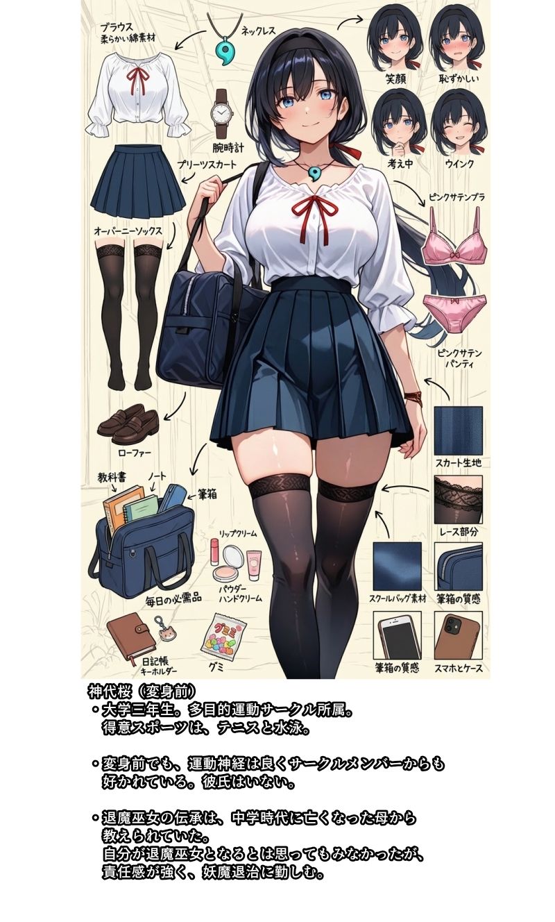 退魔巫女サクラ -催淫粘液の罠 快楽に散るヒロイン- 画像1