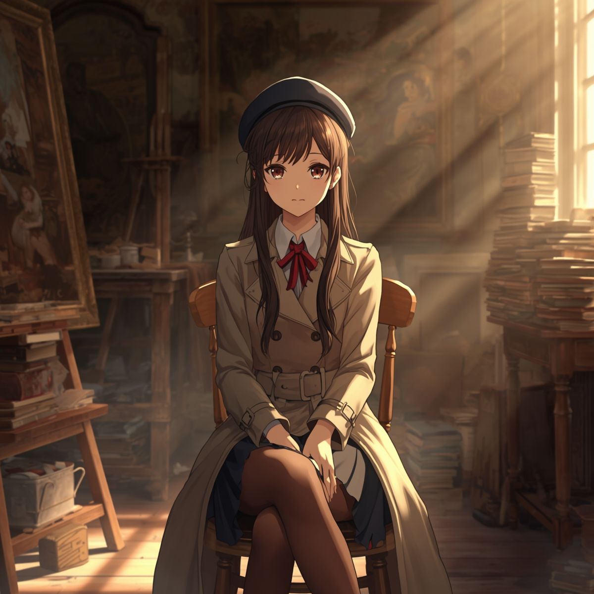 【AIイラスト集】NOSTALGIA III - 追憶のネガフィルムと夕暮れの遊園地 - 画像2