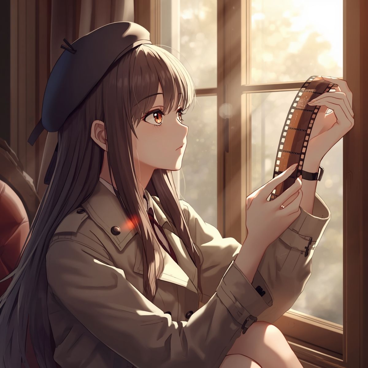 【AIイラスト集】NOSTALGIA III - 追憶のネガフィルムと夕暮れの遊園地 - 画像9