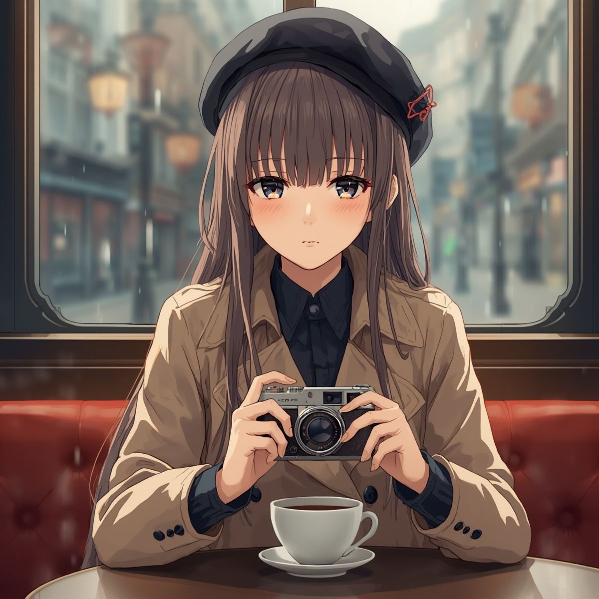 【AIイラスト集】NOSTALGIA III - 追憶のネガフィルムと夕暮れの遊園地 - 画像10