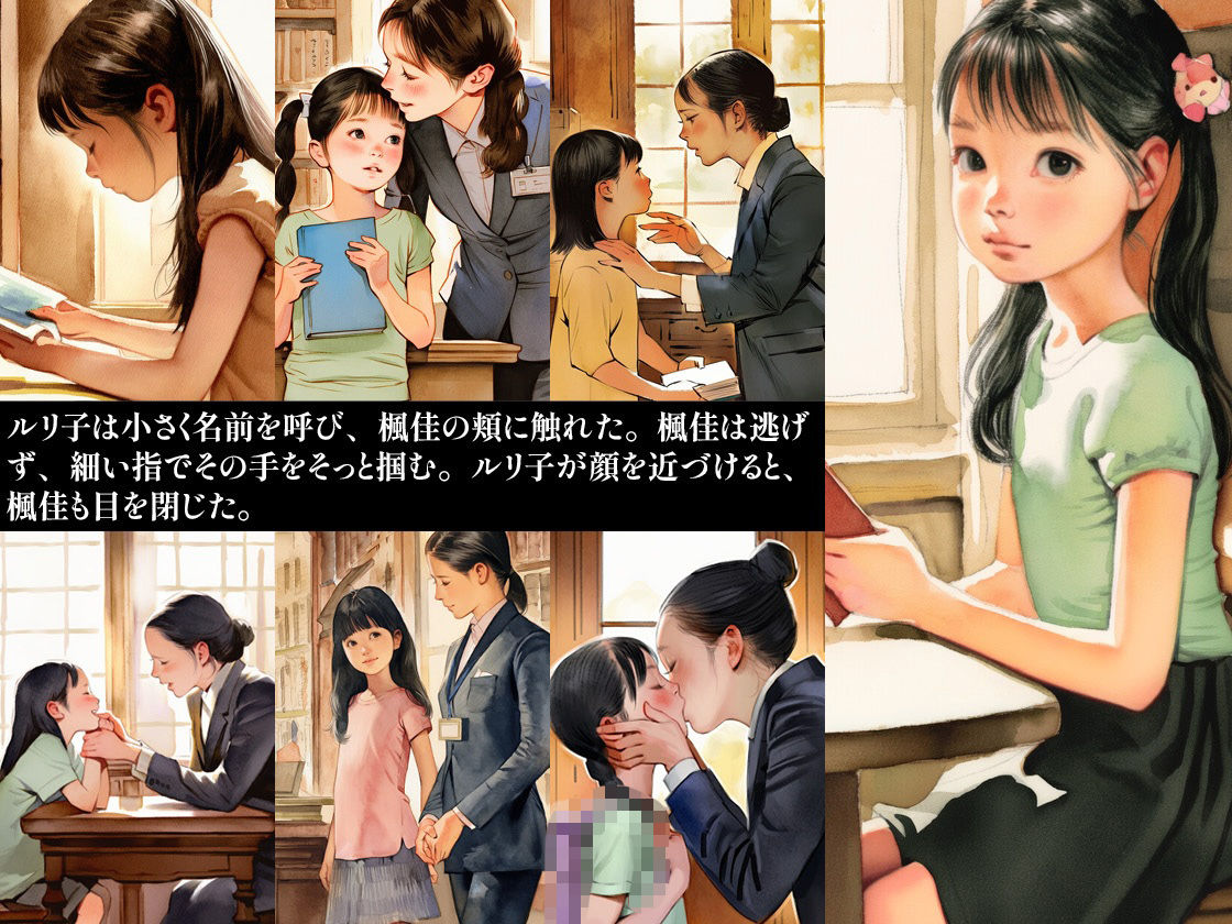 ひめごと - 記念館の情事  まだ性を知らない少女は、年上のふたなり女性と恋に堕ちた【500枚】_2