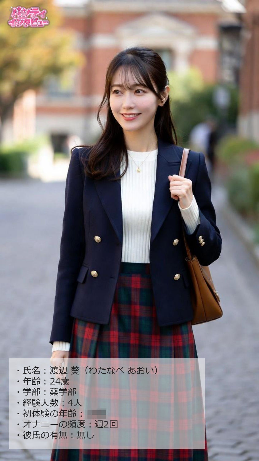 Panty Interview 〜キャンパスに潜む20人の女子大生、秘められた下着事情〜【圧倒的リアル・AI実写】 サンプル3