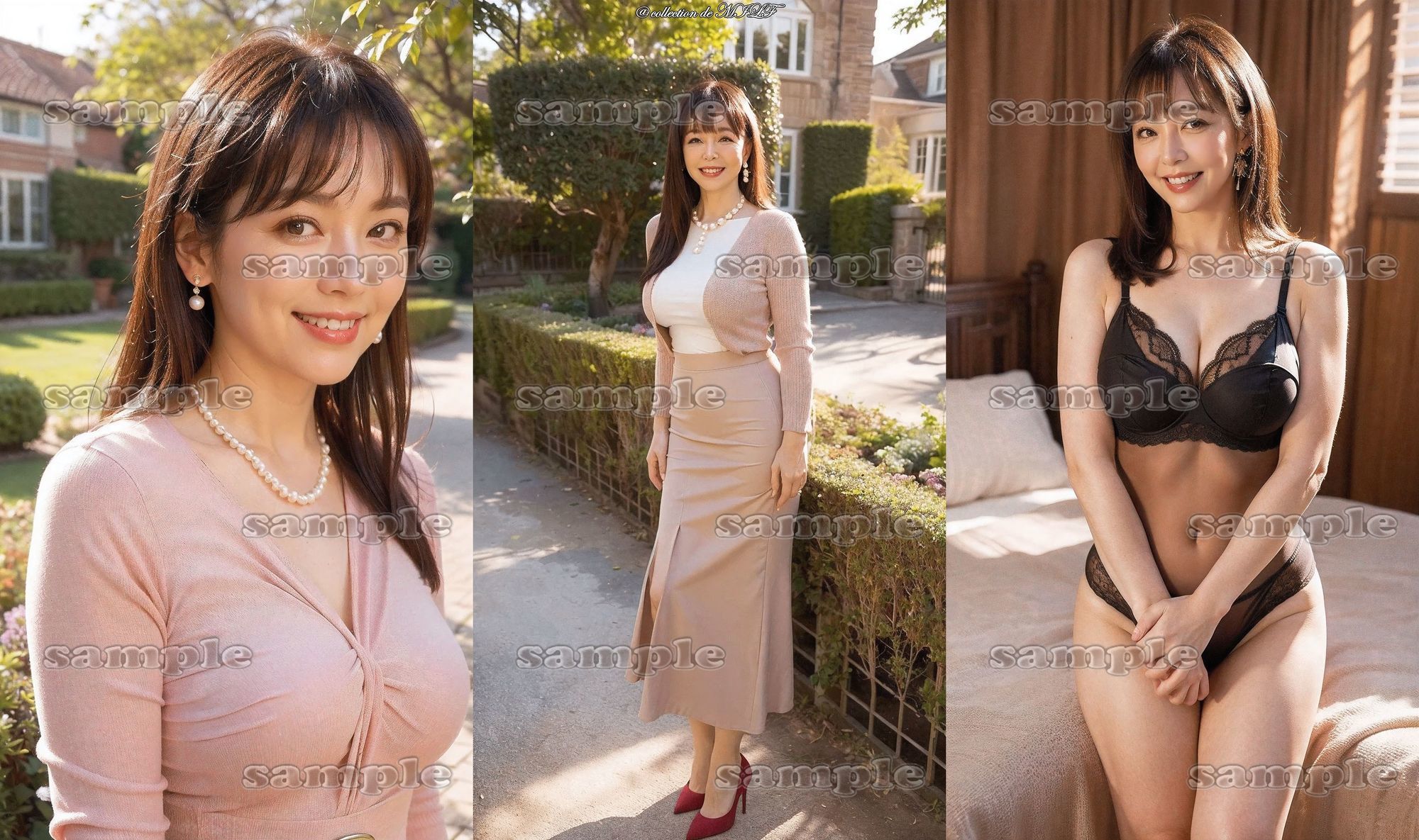 【AIグラビア】熟女の素顔と着衣姿 画像3