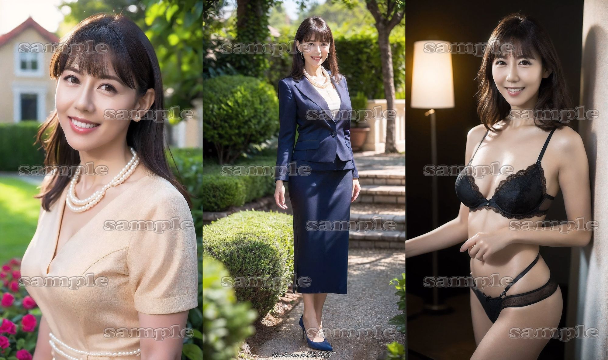 【AIグラビア】熟女の素顔と着衣姿 画像5