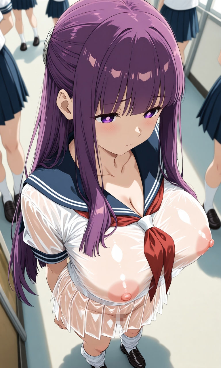 フ○ルン スケスケセーラー服でHな日常1