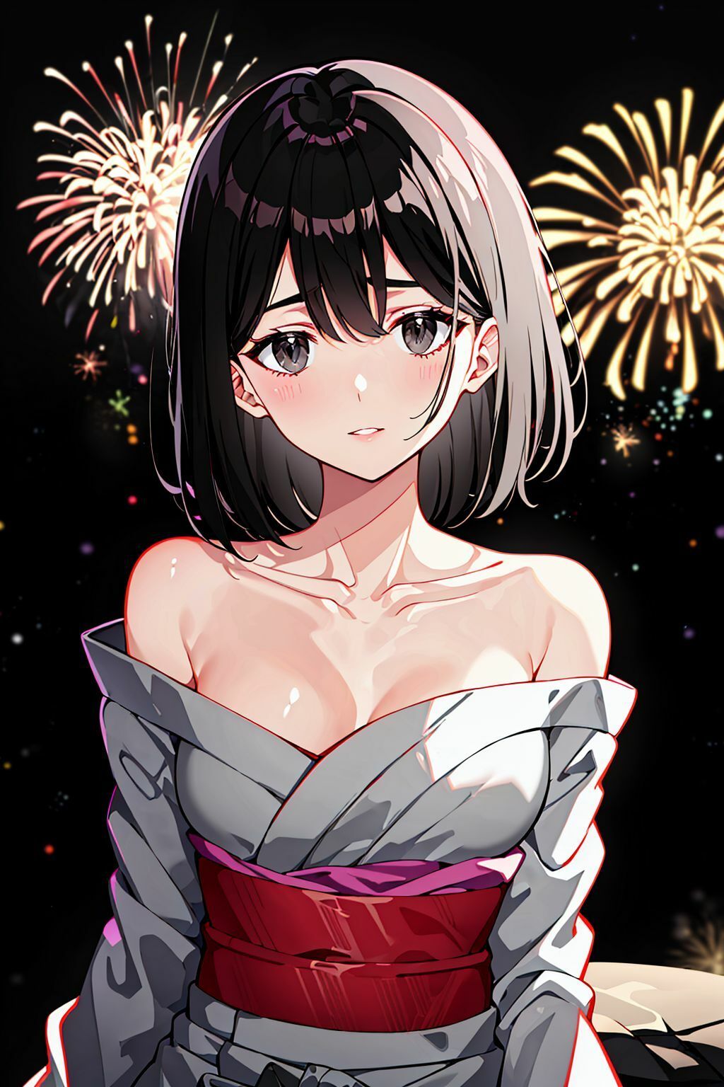 素直になれない幼馴染と、二人だけの夏祭り サンプル2