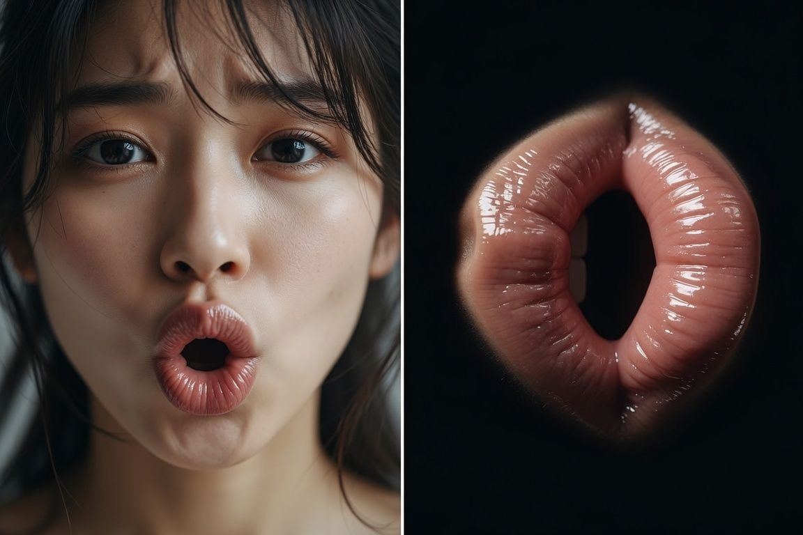 オマ〇コのような唇 画像集 サンプル6