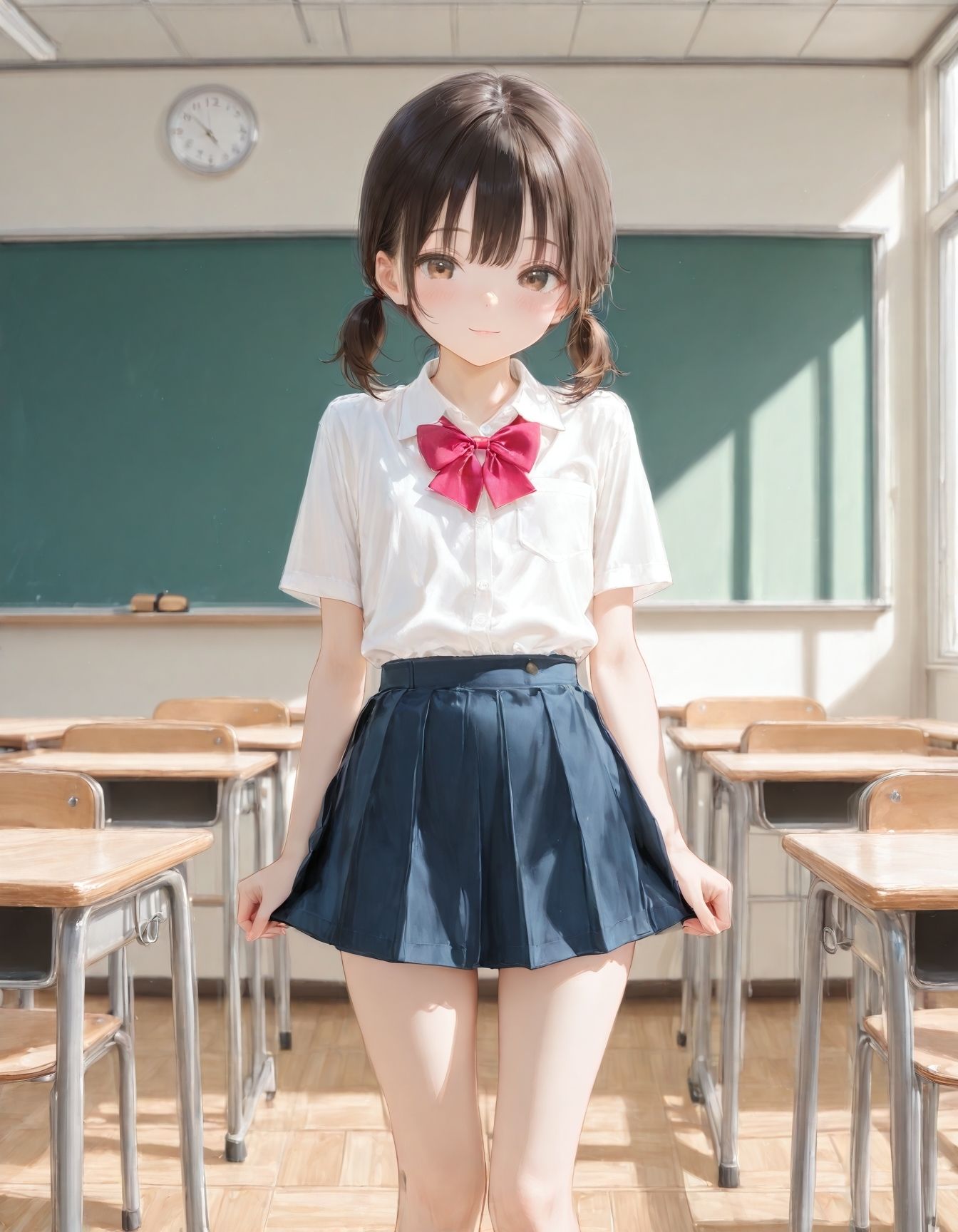 つるぺたちっぱい女子校生夏休みも学校で秘密の補習_2