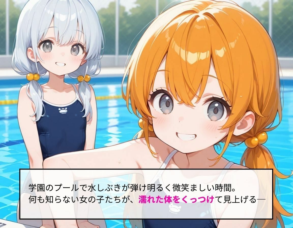 種付学園 -スク水ロリ編- つるぺたロリたちに生ハメしちゃお！思いっきり膣内射精！【CG500枚】_4