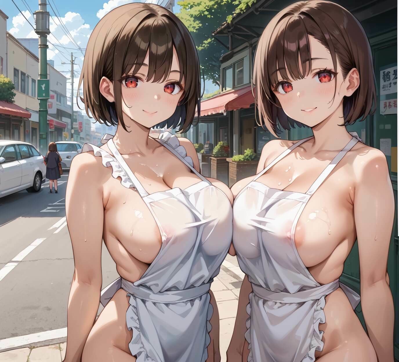 どエロ裸エプロン美女に、我慢できない ★★430枚★★ 画像3