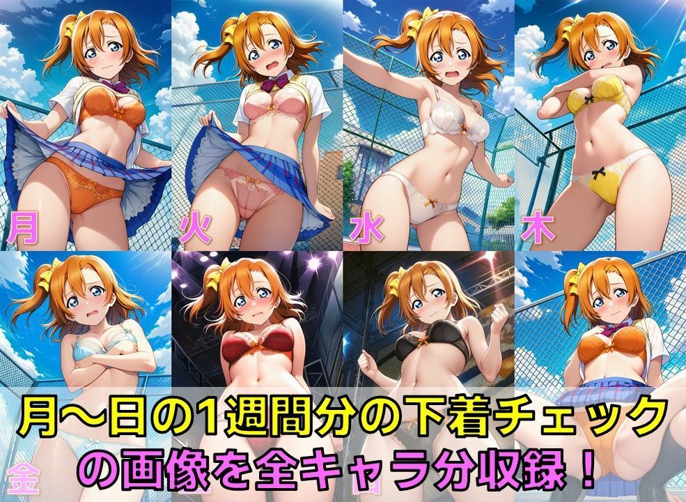 スクールアイドル下着チェックV4.5【○’s編】 サンプル3