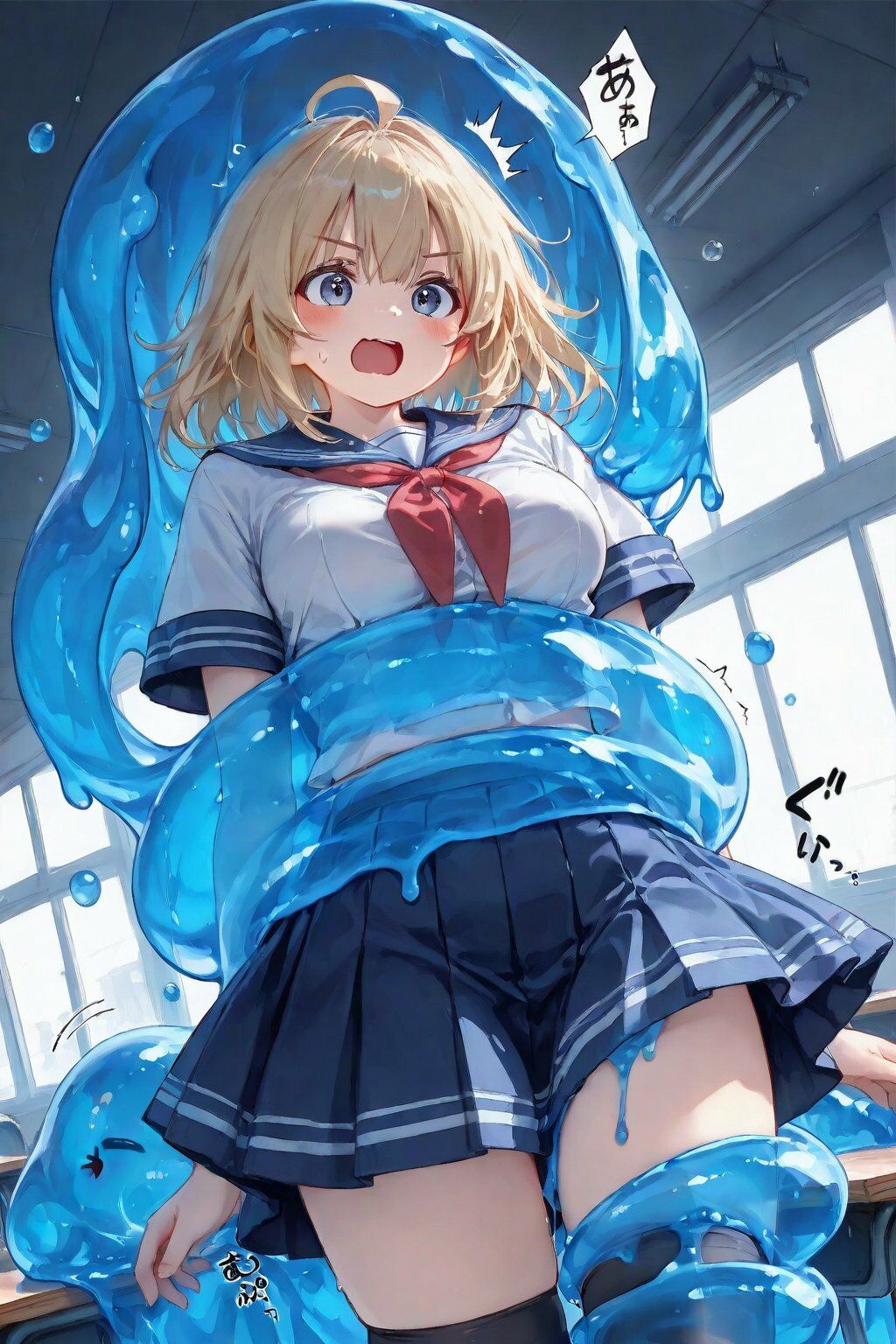 JK触手・スライム・拘束・痴● CG集20 サンプル画像 4