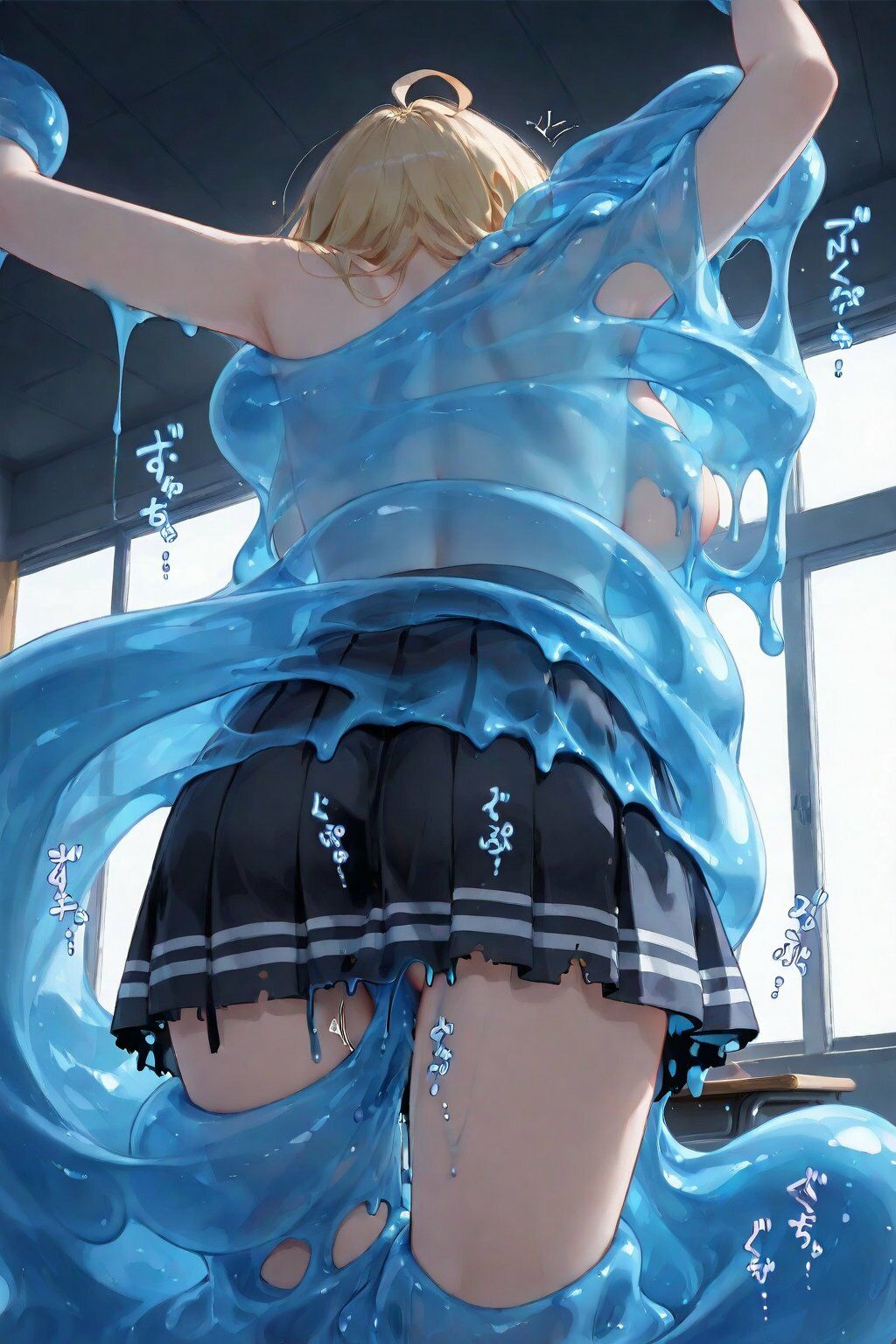 JK触手・スライム・拘束・痴● CG集20 サンプル画像 5